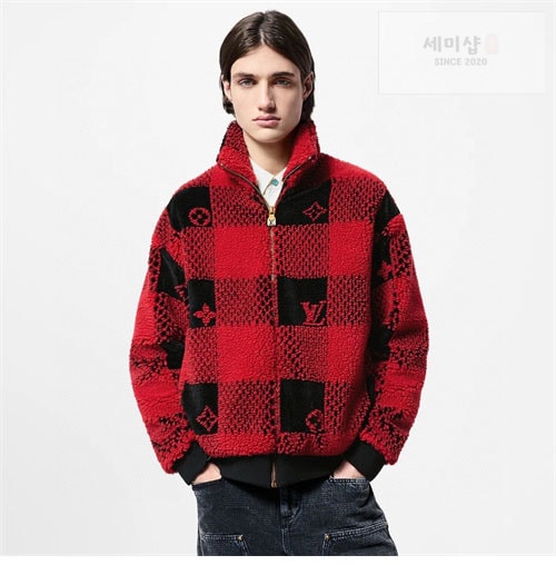 Louis Vuitton 루이비통 24FW 다미에 플리스 블루종 의류 2번 이미지