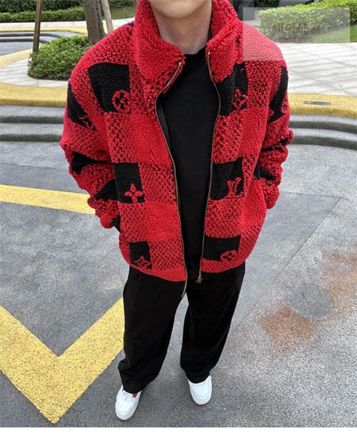 Louis Vuitton 루이비통 24FW 다미에 플리스 블루종 의류 3번 이미지