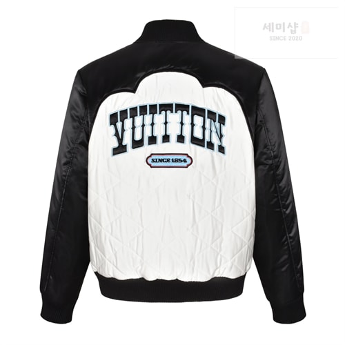 Louis Vuitton 루이비통 24FW 바이컬러 새틴 봄버 자켓 1AFWK6 의류 7번 이미지