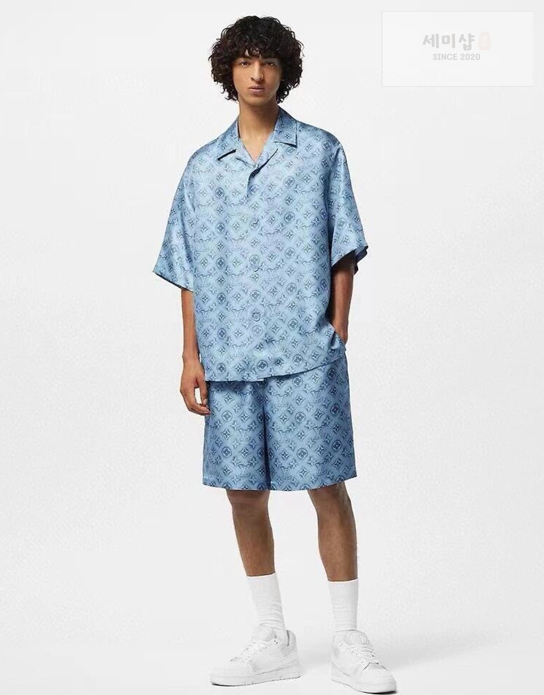 Louis Vuitton 루이비통 24SS 실크 모노그램 쇼트 슬리브 셔츠 의류 2번 이미지