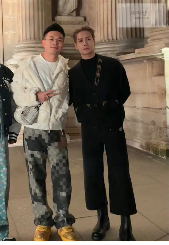 Louis Vuitton 루이비통 25SS 다미에 블랙 데님 팬츠 의류 13번 이미지
