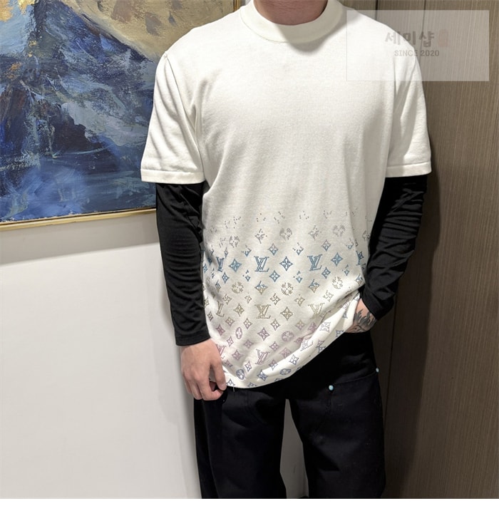 Louis Vuitton 루이비통 25SS 모노그램 그라디언트 반팔 티셔츠 의류 4번 이미지