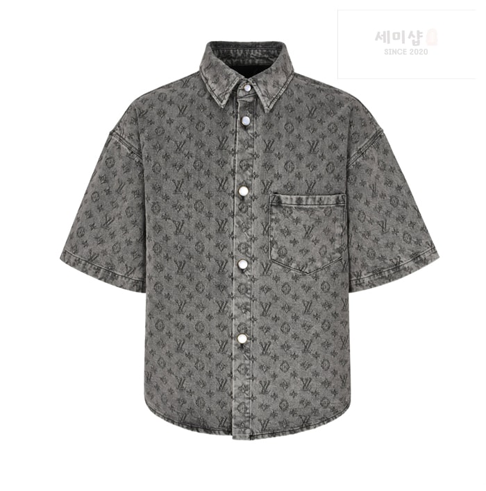 Louis Vuitton 루이비통 25SS 모노그램 데님 반팔 셔츠 의류 2번 이미지