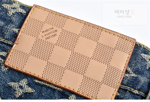 Louis Vuitton 루이비통 25SS 모노그램 데님 테일러드 팬츠 의류 8번 이미지