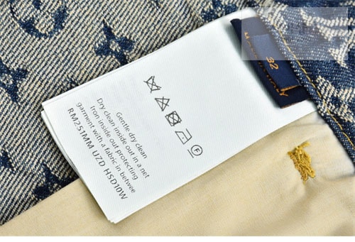 Louis Vuitton 루이비통 25SS 모노그램 데님 테일러드 팬츠 의류 10번 이미지