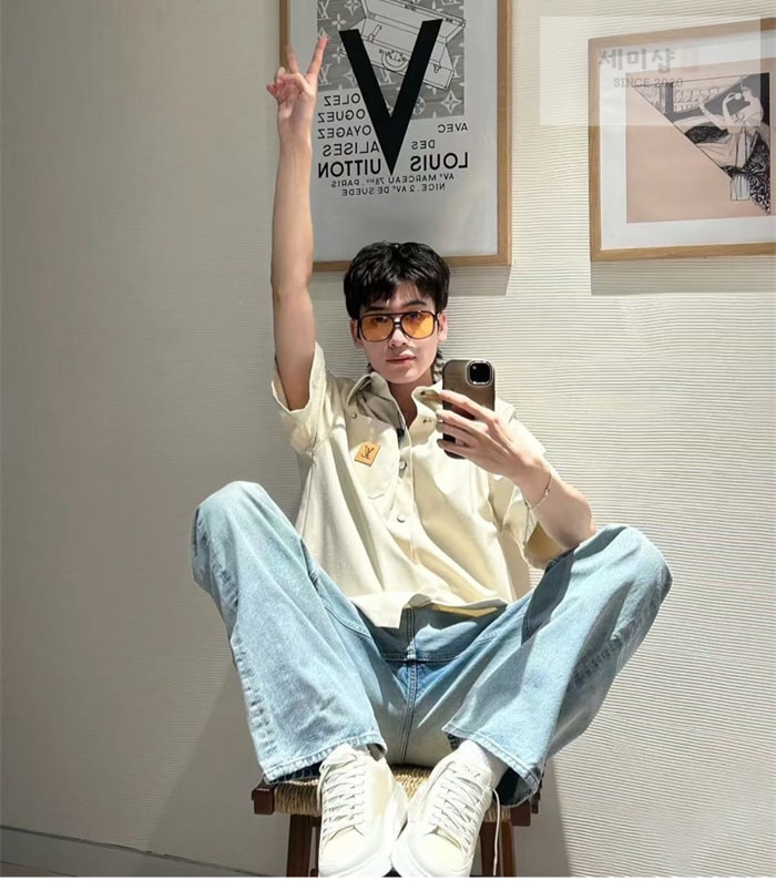 Louis Vuitton 루이비통 25SS 실크 블렌드 숏 슬리브드 셔츠 남방 의류 5번 이미지