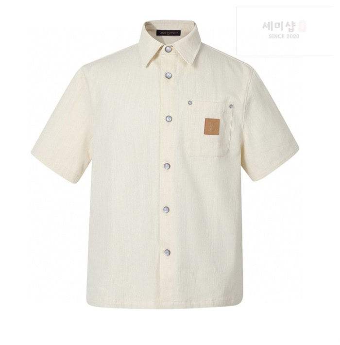 Louis Vuitton 루이비통 25SS 실크 블렌드 숏 슬리브드 셔츠 남방 의류 6번 이미지