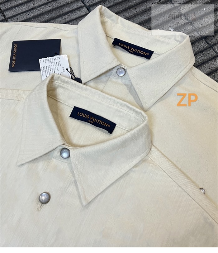 Louis Vuitton 루이비통 25SS 실크 블렌드 숏 슬리브드 셔츠 남방 의류 12번 이미지