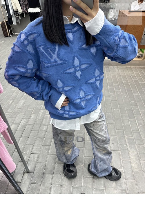 Louis Vuitton 루이비통 25ss 빅 모노그램 스웨터 의류 5번 이미지