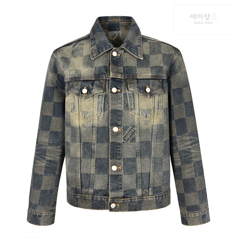 Louis Vuitton 루이비통 3D 다미에 워시드 데님 자켓 의류 1번 이미지