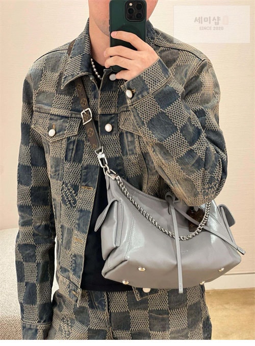 Louis Vuitton 루이비통 3D 다미에 워시드 데님 자켓 의류 4번 이미지