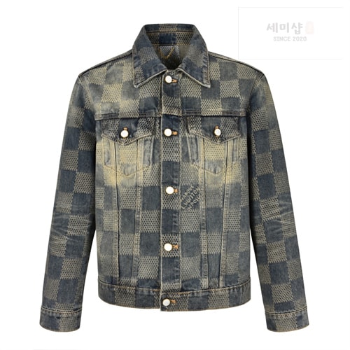 Louis Vuitton 루이비통 3D 다미에 워시드 데님 자켓 의류 5번 이미지