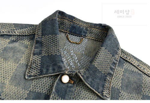 Louis Vuitton 루이비통 3D 다미에 워시드 데님 자켓 의류 12번 이미지