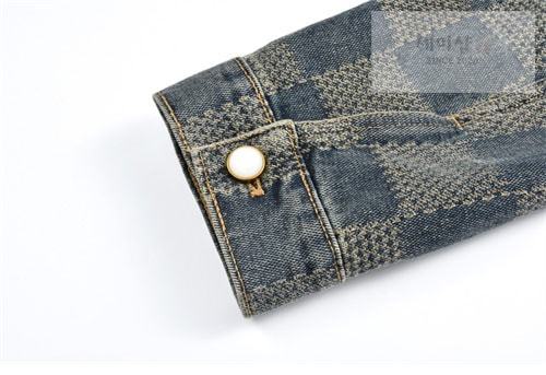 Louis Vuitton 루이비통 3D 다미에 워시드 데님 자켓 의류 8번 이미지