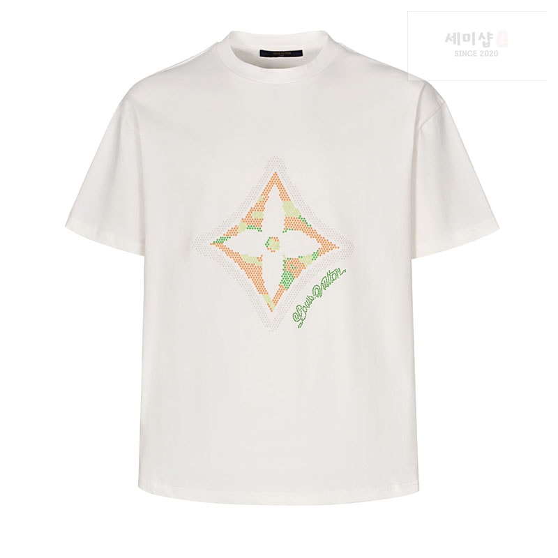 Louis Vuitton 루이비통 3D 플라워 모노그램 반팔 티셔츠 레플리카 1번 이미지 - 의류 | 세미샵 레플리카 사이트