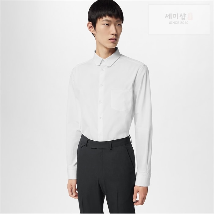 Louis Vuitton 루이비통 DNA LV 엠브로이더드 코튼 셔츠 의류 3번 이미지