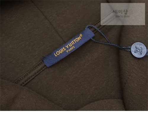 Louis Vuitton 루이비통 LV드로스트링 엠벨리시드 코튼 후디 의류 15번 이미지