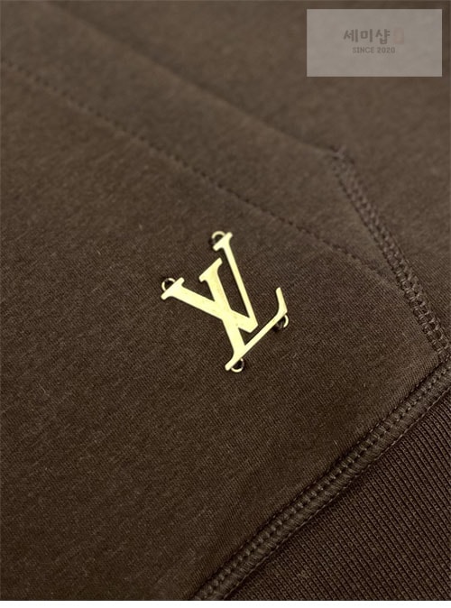 Louis Vuitton 루이비통 LV드로스트링 엠벨리시드 코튼 후디 의류 6번 이미지