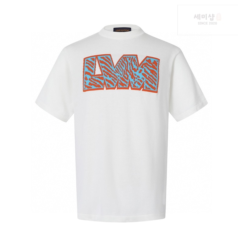 Louis Vuitton 루이비통 LVM 자카드 반팔 니트 의류 1번 이미지