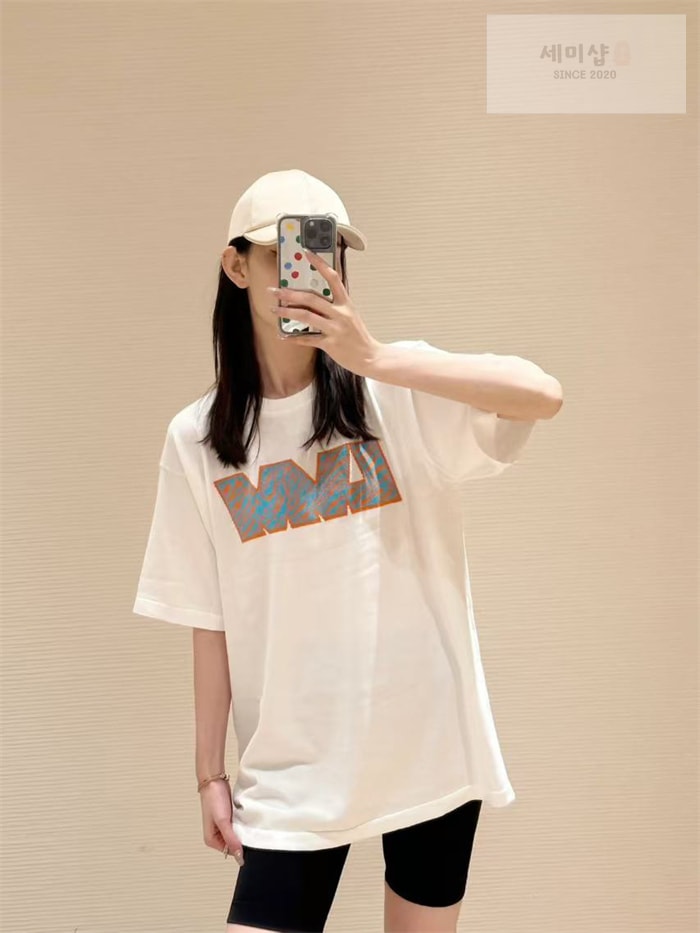 Louis Vuitton 루이비통 LVM 자카드 반팔 니트 의류 5번 이미지