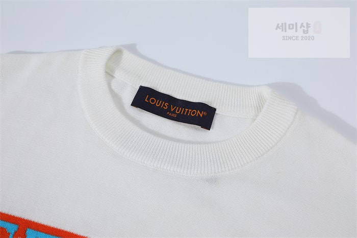 Louis Vuitton 루이비통 LVM 자카드 반팔 니트 의류 8번 이미지