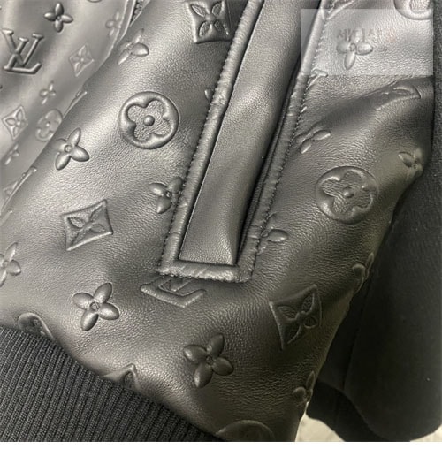 Louis Vuitton 루이비통 LVSE 엠보스드 모노그램 믹스 레더 블루종 의류 6번 이미지