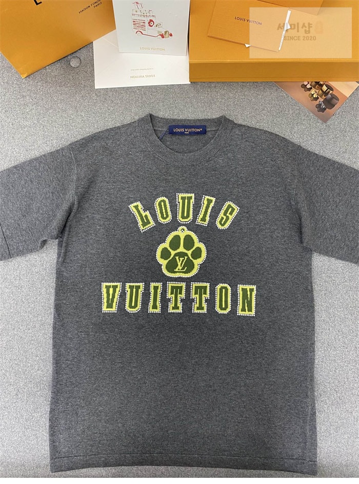 Louis Vuitton 루이비통 LV 도그 포 인따르시아 코튼 크루넥 반팔 의류 25번 이미지