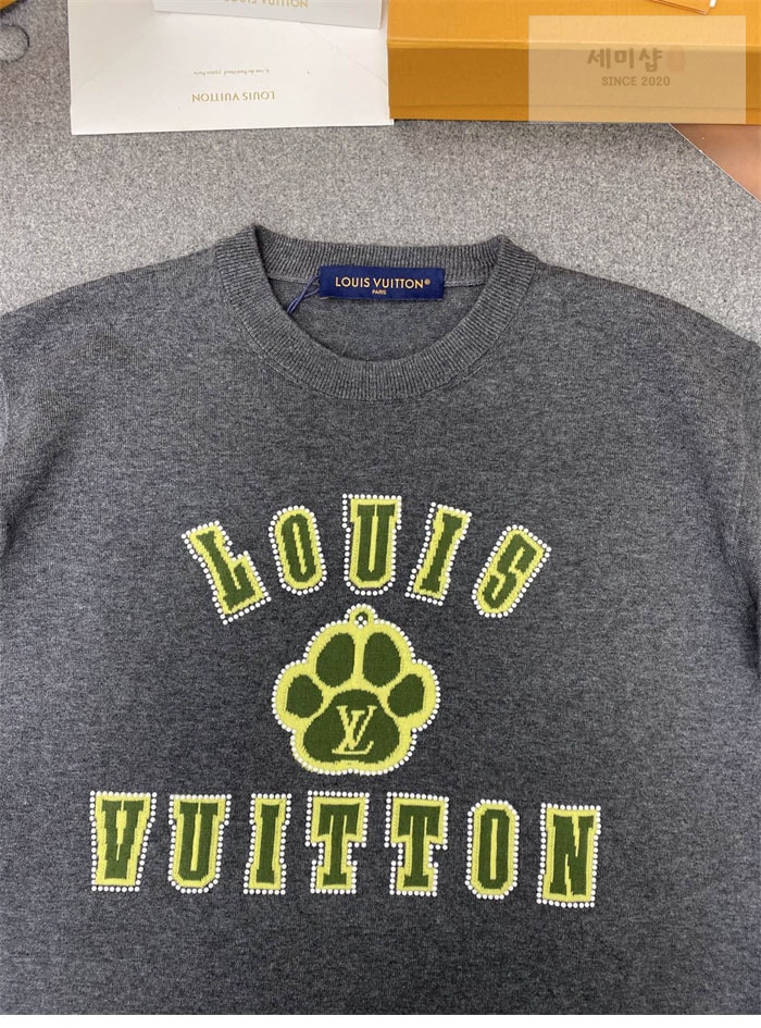 Louis Vuitton 루이비통 LV 도그 포 인따르시아 코튼 크루넥 반팔 의류 21번 이미지
