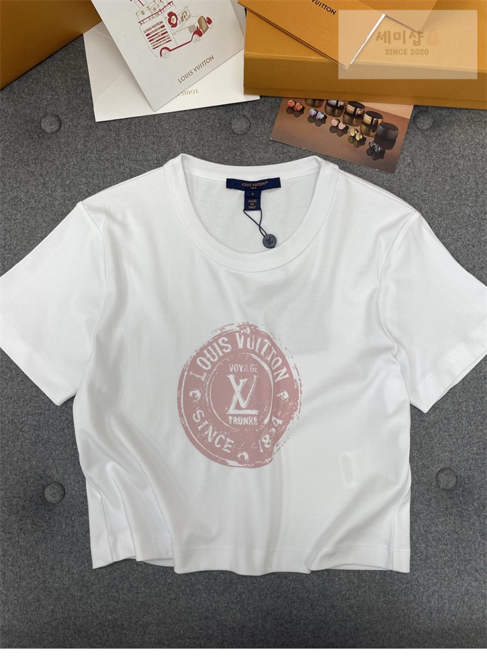 Louis Vuitton 루이비통 LV 스템프 크롭 탑 의류 7번 이미지