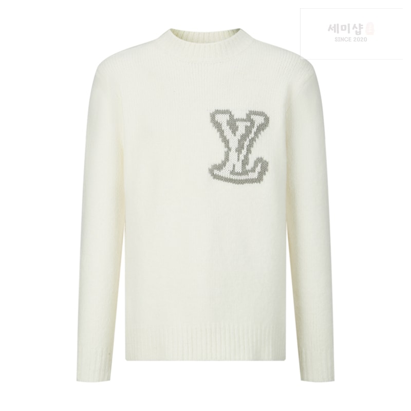 Louis Vuitton 루이비통 LV 인따르시아 크루넥 니트 스웨터 의류 2번 이미지
