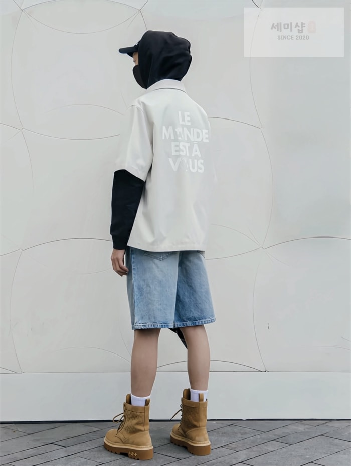 Louis Vuitton 루이비통 LV 패치 데님 반바지 의류 1번 이미지