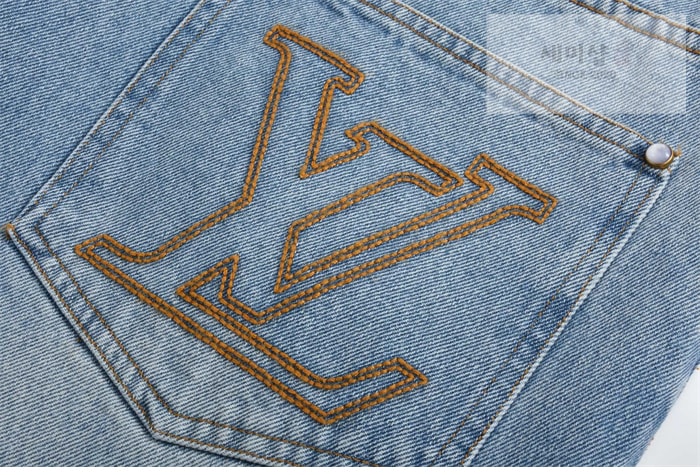 Louis Vuitton 루이비통 LV 패치 데님 반바지 의류 14번 이미지