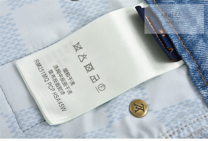 Louis Vuitton 루이비통 LV 패치 데님 반바지 의류 10번 이미지
