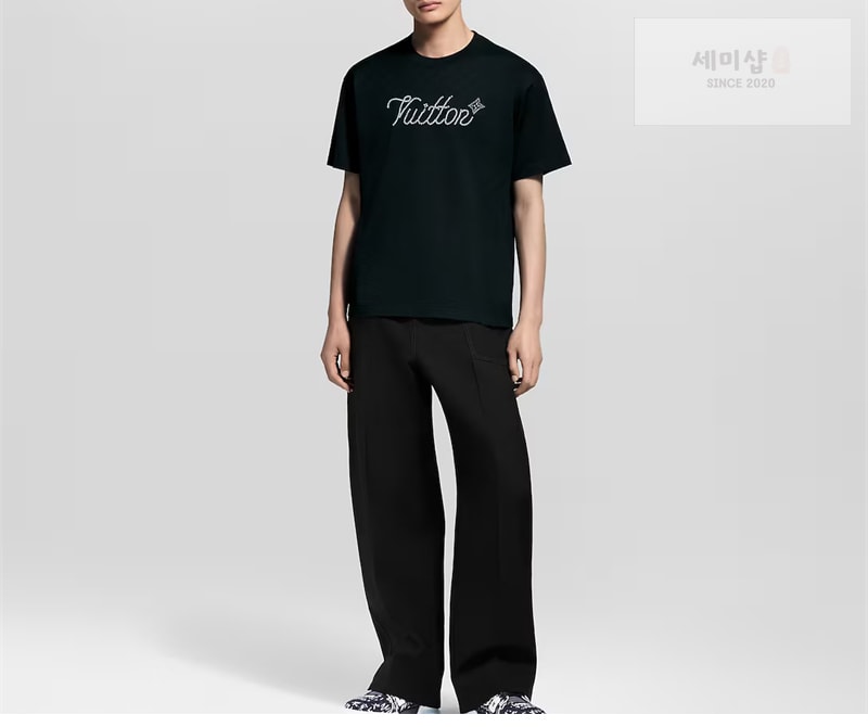 Louis Vuitton 루이비통 LV 플라워 시그니처 엠벨리시드 반팔 티셔츠 의류 11번 이미지