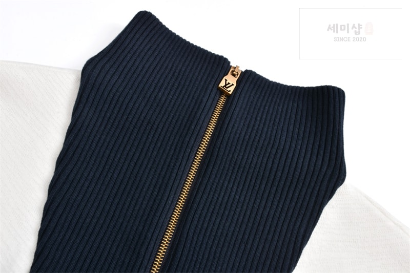 Louis Vuitton 루이비통 MLVD 니티드 코튼 세일러 블루종 화이트 의류 5번 이미지