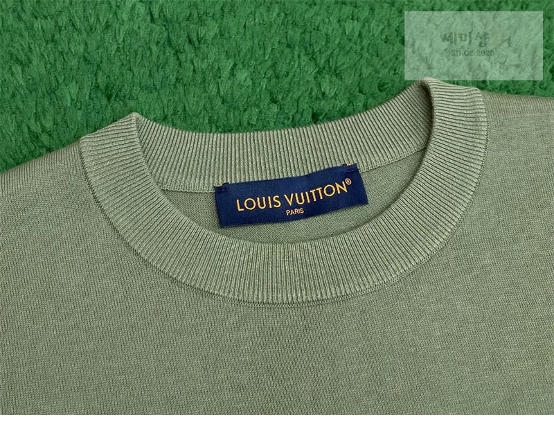 Louis Vuitton 루이비통 MLVD 레터링 시그니처 반팔 크루넥 티셔츠 의류 5번 이미지