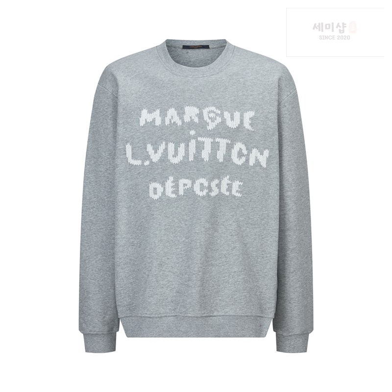Louis Vuitton 루이비통 MLVD 엠브로이더드 시그니처 스웨트셔츠 맨투맨 의류 17번 이미지