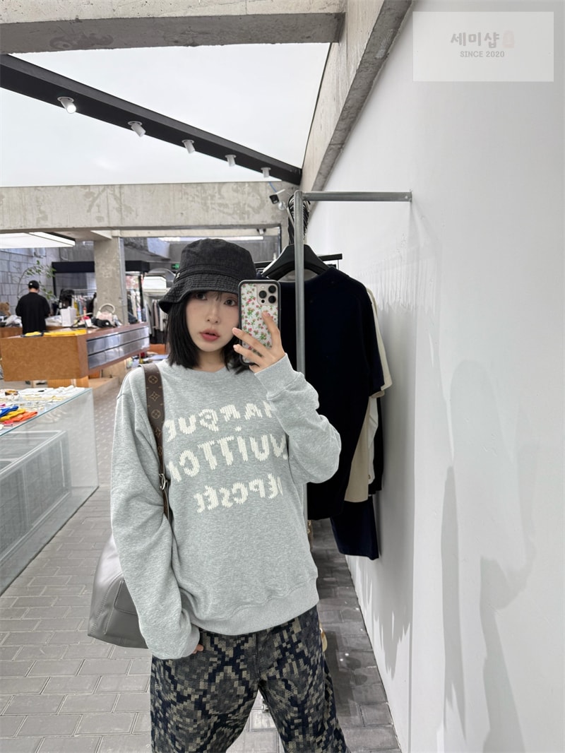 Louis Vuitton 루이비통 MLVD 엠브로이더드 시그니처 스웨트셔츠 맨투맨 의류 3번 이미지