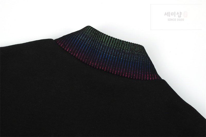 Louis Vuitton 루이비통 MLVD 코튼 저지 바시티 블루종 의류 6번 이미지
