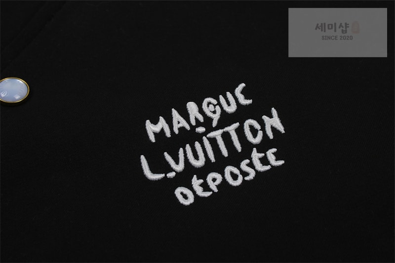Louis Vuitton 루이비통 MLVD 코튼 저지 바시티 블루종 의류 7번 이미지