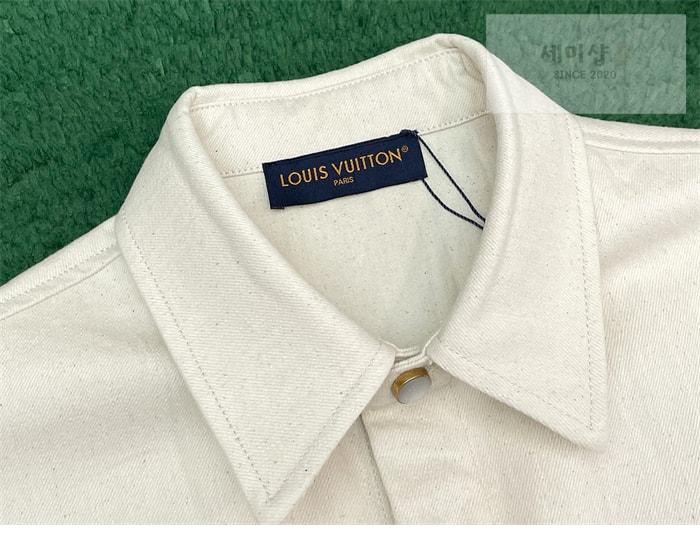 Louis Vuitton 루이비통 VVN 라벨 실크 블렌드 쇼트 슬리브드 셔츠 의류 12번 이미지