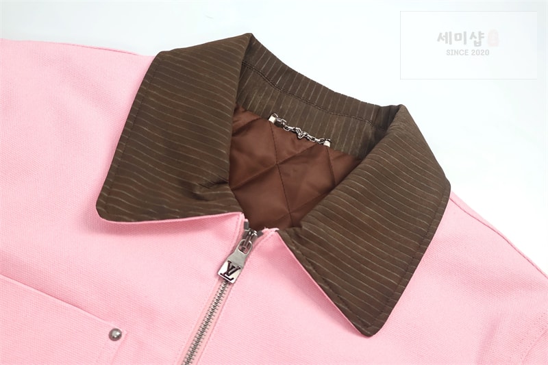 Louis Vuitton 루이비통 x 니고 리브드 코듀로이 카라 워크웨어 블루종 의류 5번 이미지