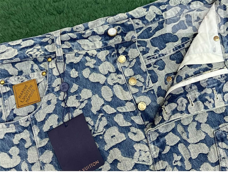 Louis Vuitton 루이비통 x 니고 자카드 데님 팬츠 의류 8번 이미지