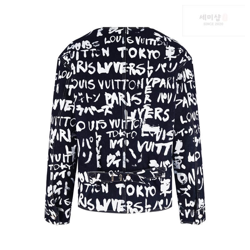 Louis Vuitton 루이비통 x 니고 LV 스크리블 데님 카라리스 자켓 의류 8번 이미지