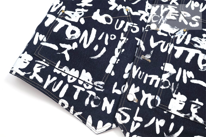 Louis Vuitton 루이비통 x 니고 LV 스크리블 데님 카라리스 자켓 의류 3번 이미지