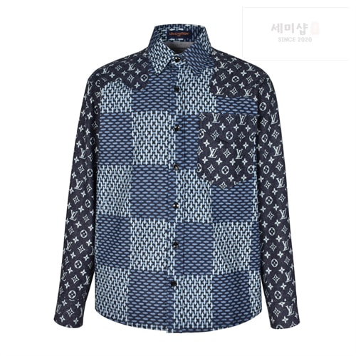 Louis Vuitton 루이비통 x 니고 MNGM 자이언트 모노그램 셔츠 의류 6번 이미지