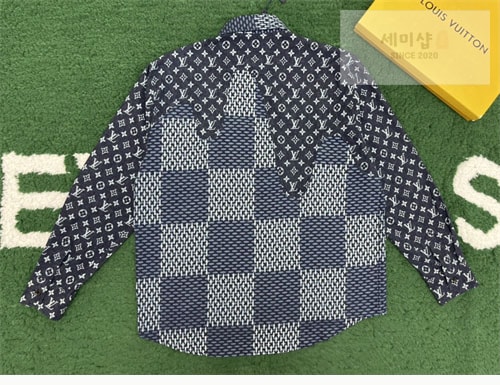 Louis Vuitton 루이비통 x 니고 MNGM Waves 다미에 플란넬 셔츠 의류 3번 이미지
