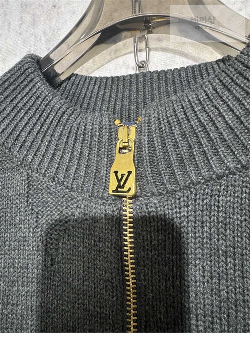 Louis Vuitton 루이비통 x 박서보 모노그램 자카드 울 하프 지퍼 풀오버 니트 의류 4번 이미지