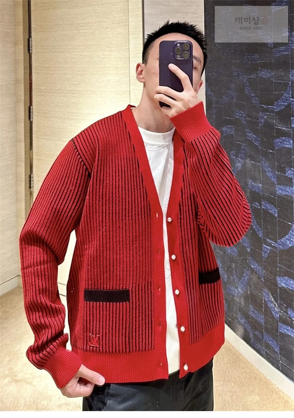 Louis Vuitton 루이비통 x 박서보 울 가디건 의류 4번 이미지