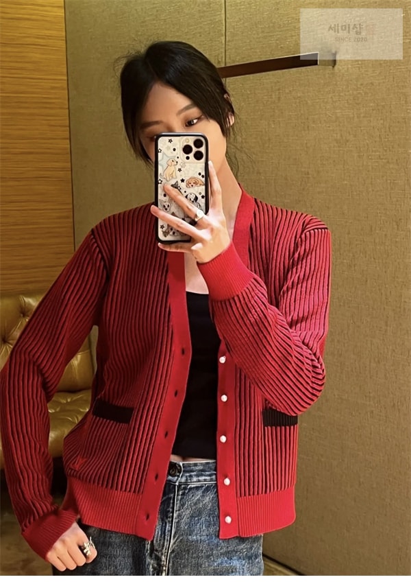 Louis Vuitton 루이비통 x 박서보 울 가디건 의류 5번 이미지